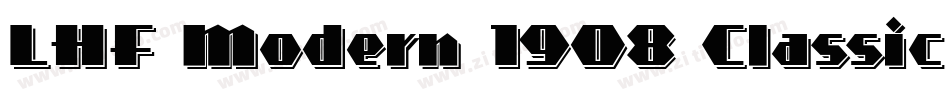 LHF Modern 1908 Classic字体转换